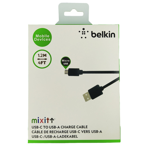 img producto Cable Micro-USB a USB Black Belkin